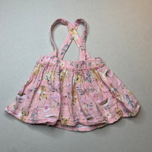 Load image into Gallery viewer, Girls Baby Baby, lightweight cotton suspender skirt, elasticated, GUC, size 0,  