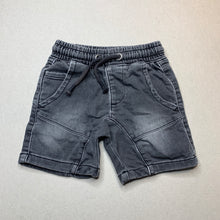 Load image into Gallery viewer, Boys Anko, stretch knit denim shorts, elasticated, FUC, size 1,  