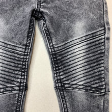 Load image into Gallery viewer, Boys Dymples, stretch knit denim pants, elasticated, Inside leg: 24cm, GUC, size 1,  