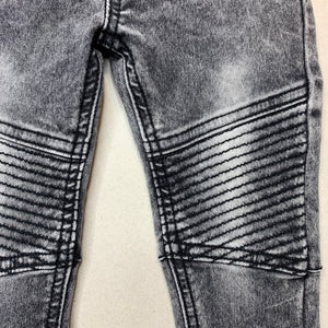Boys Dymples, stretch knit denim pants, elasticated, Inside leg: 24cm, GUC, size 1,  