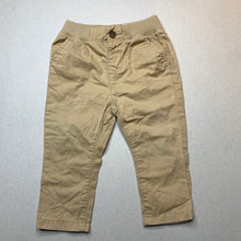 Load image into Gallery viewer, Boys Target, lightweight cotton chino pants, elasticated, Inside leg: 24cm, FUC, size 1,  