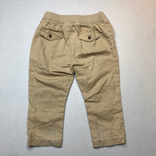 Load image into Gallery viewer, Boys Target, lightweight cotton chino pants, elasticated, Inside leg: 24cm, FUC, size 1,  
