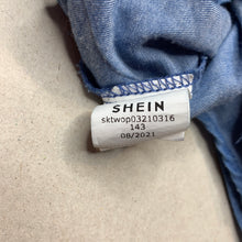 Load image into Gallery viewer, Girls SHEIN, lightweight short sleeve blouse / top, GUC, size 3,  