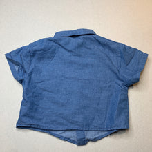 Load image into Gallery viewer, Girls SHEIN, lightweight short sleeve blouse / top, GUC, size 3,  
