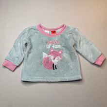 Load image into Gallery viewer, Girls Baby Berry, soft fleece winter pyjama top, FUC, size 1,  