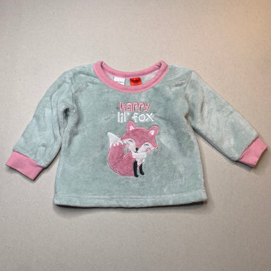 Girls Baby Berry, soft fleece winter pyjama top, FUC, size 1,  