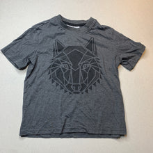 Load image into Gallery viewer, Boys Kids &amp; Co, grey pyjama t-shirt / top, wolf, GUC, size 7,  