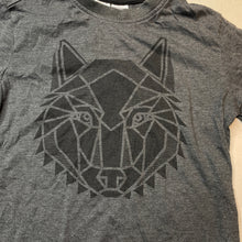 Load image into Gallery viewer, Boys Kids &amp; Co, grey pyjama t-shirt / top, wolf, GUC, size 7,  