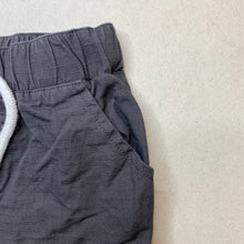 Load image into Gallery viewer, Boys Urban Crusade, dark grey cotton shorts, elasticated, EUC, size 6,  