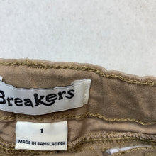 Load image into Gallery viewer, Boys Breakers, stretch cotton shorts, adjustable, GUC, size 1,  