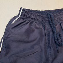 Load image into Gallery viewer, Boys Podium Team Wear, navy lightweight shorts, elasticated, FUC, size 4,  