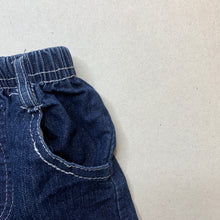 Load image into Gallery viewer, Boys LEOSON, embroidered denim shorts, elasticated, FUC, size 4,  