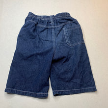 Load image into Gallery viewer, Boys LEOSON, embroidered denim shorts, elasticated, FUC, size 4,  