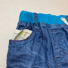 Load image into Gallery viewer, Boys CON.CON JEANS, denim shorts, elasticated, GUC, size 6,  