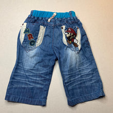 Load image into Gallery viewer, Boys CON.CON JEANS, denim shorts, elasticated, GUC, size 6,  