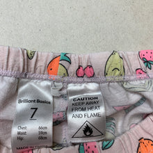Load image into Gallery viewer, Girls Brilliant Basics, lightweight pyjama shorts, elasticated, GUC, size 7,  