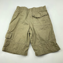 Load image into Gallery viewer, Boys H&amp;T, khaki cotton cargo shorts, elasticated, GUC, size 4,  
