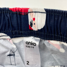 Load image into Gallery viewer, Boys Anko, lightweight Christmas board shorts, elasticated, EUC, size 2,  