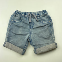 Load image into Gallery viewer, Boys Kids &amp; Co, stretch knit denim shorts, elasticated, FUC, size 0,  