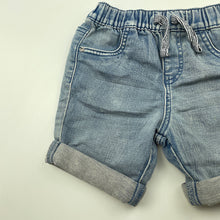 Load image into Gallery viewer, Boys Kids &amp; Co, stretch knit denim shorts, elasticated, FUC, size 0,  