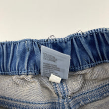 Load image into Gallery viewer, Boys Kids &amp; Co, stretch knit denim shorts, elasticated, FUC, size 0,  