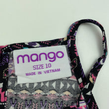 Load image into Gallery viewer, Girls Mango, lightweight summer top, lace trim, GUC, size 10,  
