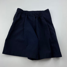 Load image into Gallery viewer, Girls Bare &amp; Ley, navy school shorts / skort, elasticated, GUC, size 6,  