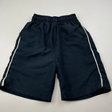 Load image into Gallery viewer, Boys Podium Team Wear, navy sports shorts, elasticated, FUC, size 4,  