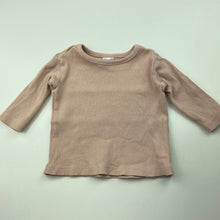 Load image into Gallery viewer, Girls Anko, ribbed long sleeve t-shirt / top, EUC, size 000,  
