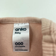 Load image into Gallery viewer, Girls Anko, ribbed long sleeve t-shirt / top, EUC, size 000,  