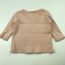 Load image into Gallery viewer, Girls Anko, ribbed long sleeve t-shirt / top, EUC, size 000,  