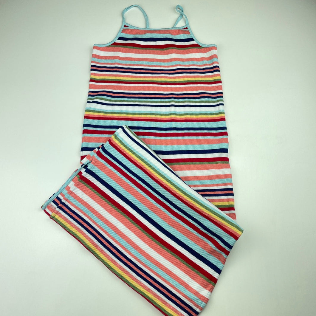 Girls Witchery, striped stretchy casual summer dress, GUC, size 5, L: 77cm