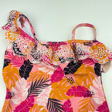 Load image into Gallery viewer, Girls Anko, colourful swim one-piece, EUC, size 8,  