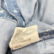 Load image into Gallery viewer, Girls Breakers, chambray cotton long sleeve shirt, GUC, size 5,  