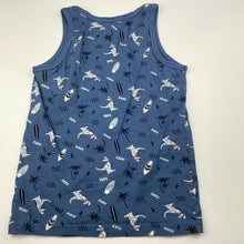 Load image into Gallery viewer, Boys BAYKAR, stretchy singlet top, dinosaurs, GUC, size 7-8,  