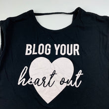 Load image into Gallery viewer, Girls B Collection, black cotton top, GUC, size 10,  