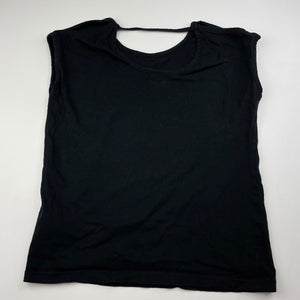 Girls B Collection, black cotton top, GUC, size 10,  