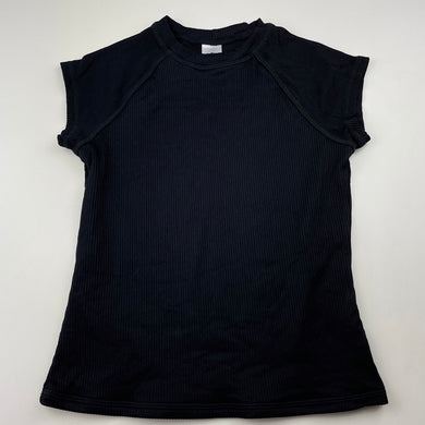 Girls Target, black short sleeve rashie / swim top, EUC, size 9,  