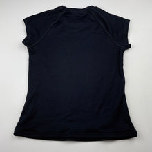 Load image into Gallery viewer, Girls Target, black short sleeve rashie / swim top, EUC, size 9,  