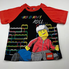 Load image into Gallery viewer, Boys Lego, pyjama t-shirt / top, skateboard, FUC, size 4,  