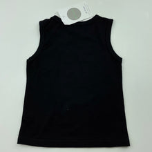 Load image into Gallery viewer, Boys Milk Threads, black singlet / tank top, camping, NEW, size 0,  