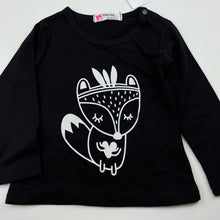 Load image into Gallery viewer, unisex Vogue Fashion, lightweight long sleeve top, fox, NEW, size 0,  