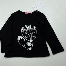 Load image into Gallery viewer, unisex Vogue Fashion, lightweight long sleeve top, fox, NEW, size 0,  