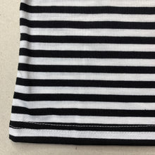Load image into Gallery viewer, unisex Vogue Fashion, striped lightweight t-shirt / top, NEW, size 2,  