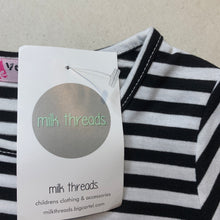 Load image into Gallery viewer, unisex Vogue Fashion, striped lightweight t-shirt / top, NEW, size 2,  