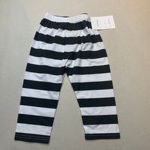 Load image into Gallery viewer, unisex Milk Threads, striped lightweight leggings / bottoms, NEW, size 0,  