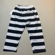 Load image into Gallery viewer, unisex Milk Threads, striped lightweight leggings / bottoms, NEW, size 0,  