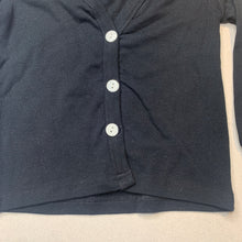 Load image into Gallery viewer, Girls Xing Ying Mei, black long sleeve top / lightweight cardigan, EUC, size 4,  