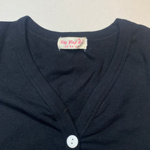 Load image into Gallery viewer, Girls Xing Ying Mei, black long sleeve top / lightweight cardigan, EUC, size 4,  