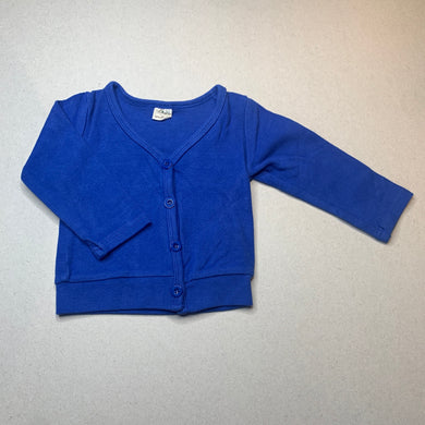 unisex Kacakid, long sleeve top / lightweight cardigan, GUC, size 0,  